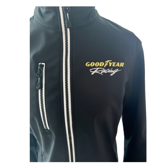 Goodyear Racing Soft Shell Black Jacket Size Small - Picture 3 of 4